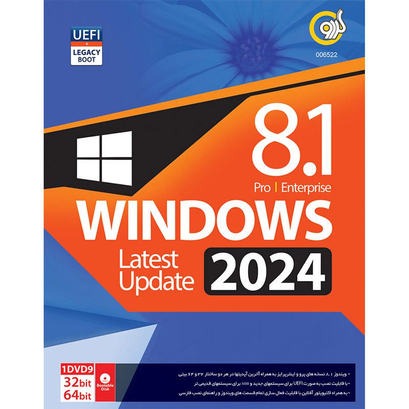 GERDOO WINDOWS 8.1 UEFI PRO/ENTERPRISE LATEST UPDATE 2024 + LEGACY BOOT 1DVD9