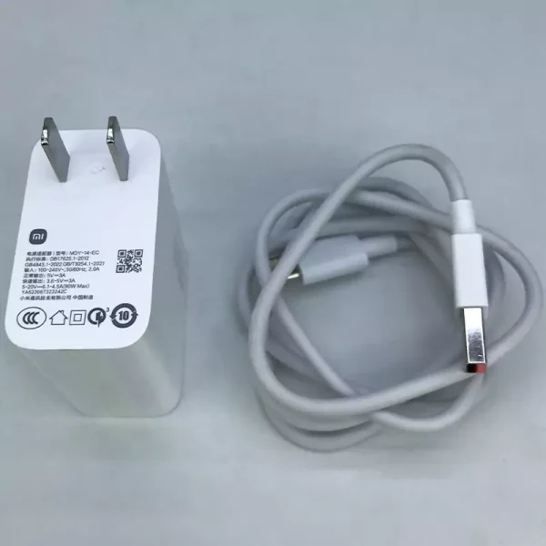 شارژر اورجینال سرکارتنی 90 وات توربو شارژ MDY-14-EC شیائومی