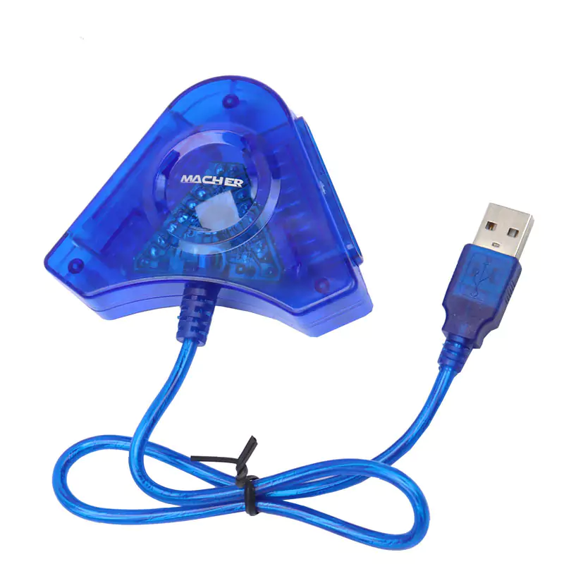 تبدیل دسته پلی استیشن ۲ به Macher MR-66 USB