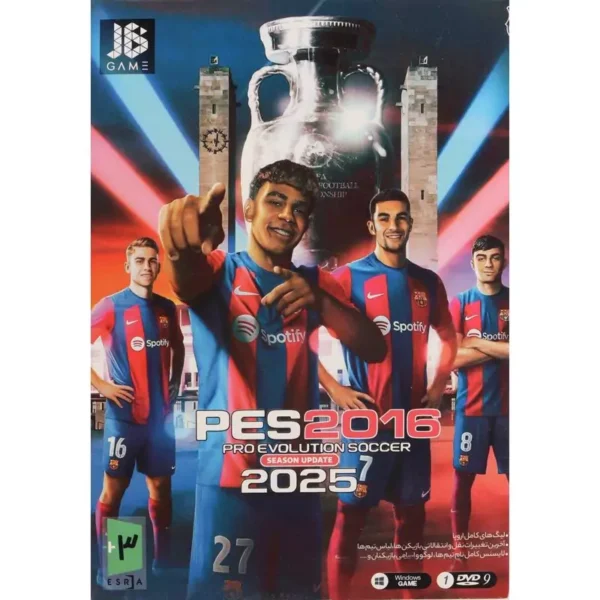 بازی کامپیوتری PES 2016 آپدیت 2025 از نشر جی بی تیم