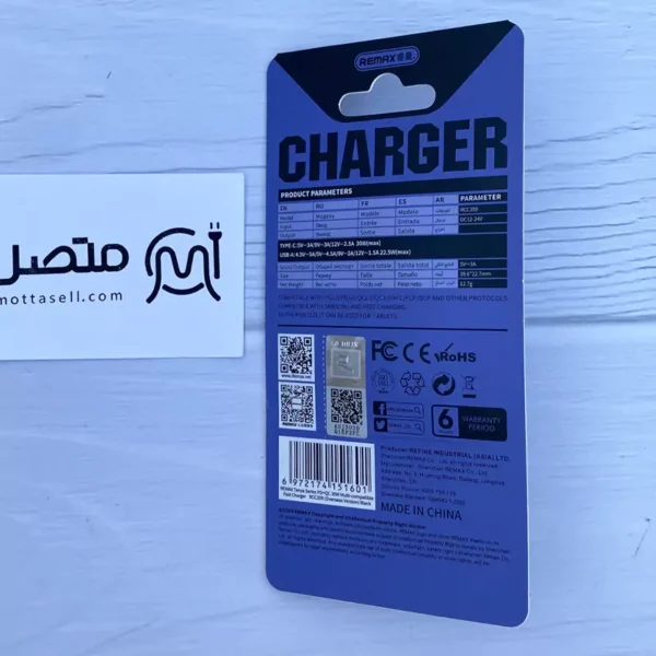شارژر فندکی فست شارژ 30 وات ریمکس مدل RCC359