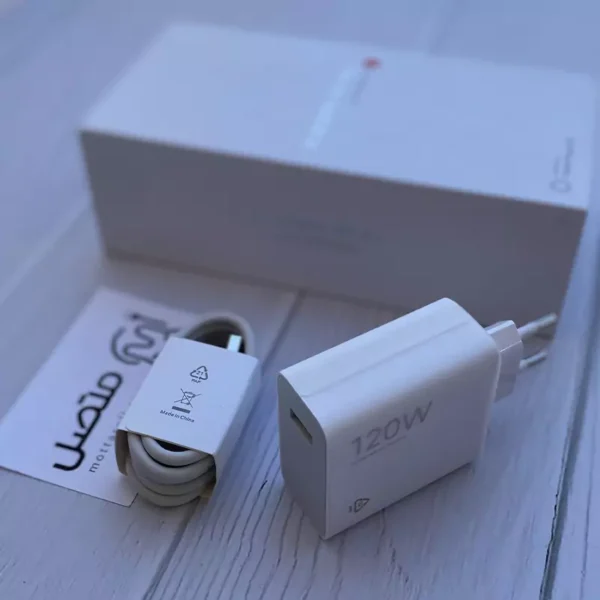 شارژر 120 وات اصلی سرکارتنی 14 تی پرو شیائومی Xiaomi 14T Pro به همراه کابل و جعبه