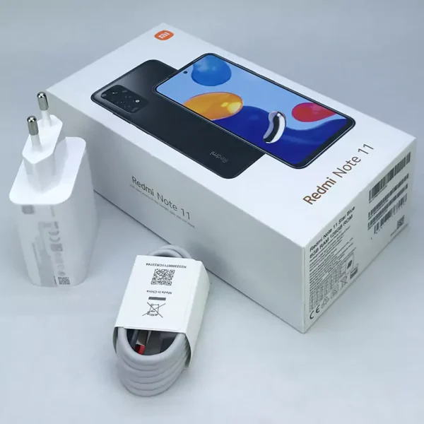 شارژر دیواری فست شارژ Xiaomi NOTE 11 3A PD 33W Type-C به همراه کابل تایپ سی و جعبه گوشی