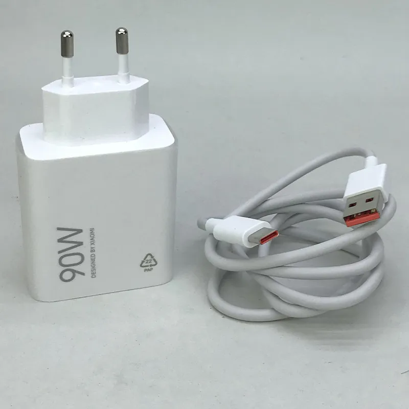 کلگی شارژ اصلی سرکارتنی 90 وات توربو شارژ MDY-15-EK شیائومی به همراه کابل