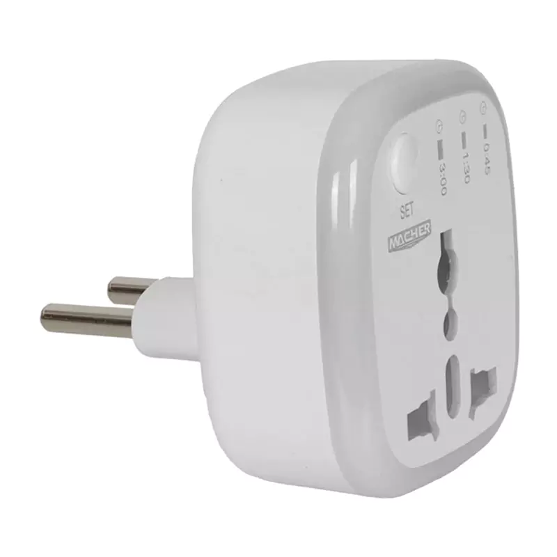 تبدیل برق 3 به 2 تایمردار مچر MACHER مدل MR-265