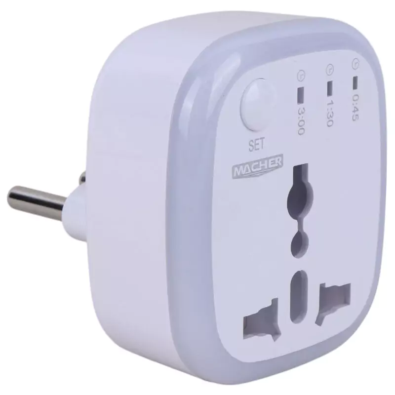 تبدیل برق 3 به 2 تایمردار مچر MACHER مدل MR-265