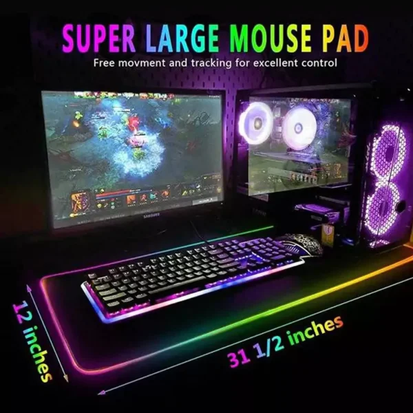 پد موس گیمینگ RGB مدل RGB-01