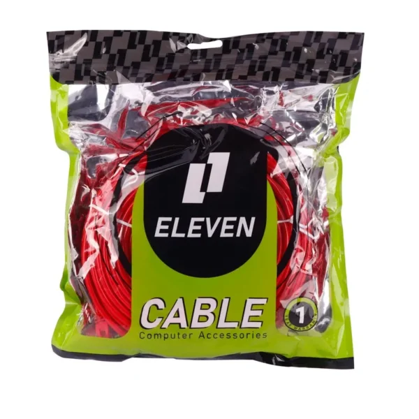 کابل شبکه ELEVEN ایلون مدل CAT6 - UTP متراژ 20 متر