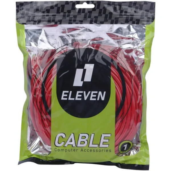 کابل شبکه Eleven CAT6 - UTP متراژ 15 متر