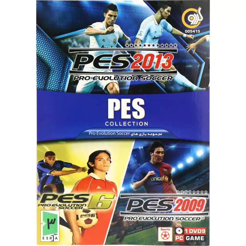 بازی PES Collection Pro Evolution Soccer 1DVD9 گردو مناسب برای PC